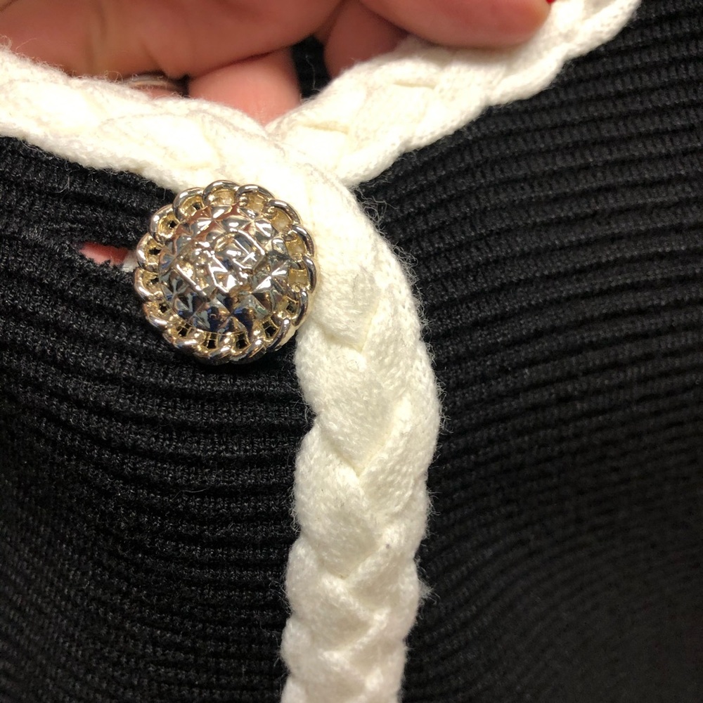 Karl Lagerfeld Black and White Cardigan - Picture 3 of 3